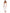 White Embroidered Linen Dress || ZALXNDRA