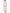 Robe longue blanche en lin brodé – Manches ballon | ZALXNDRA