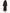 Black Embroidered Linen Maxi Dress | ZALXNDRA