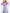 Dark Powder Blue Embroidered Linen Long Dress – Balloon Sleeves