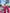 Robe longue en lin brodé fuchsia | ZALXNDRA