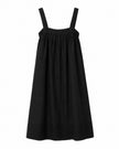 Black Linen Mini Dress