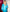 Turquoise Embroidered Linen Tunic Dress – Balloon Sleeves