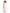Robe longue en lin blanc brodé | ZALXNDRA