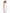 White Embroidered Linen Long Dress || ZALXNDRA