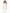 White Embroidered Linen Long Dress || ZALXNDRA