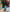 Turquoise Embroidered Linen Tunic Dress – Balloon Sleeves