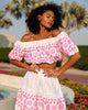 White Embroidered Linen Dress || ZALXNDRA