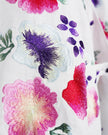 White Embroidered Linen Dress – Balloon Sleeves | ZALXNDRA