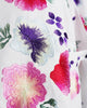 White Embroidered Linen Dress – Balloon Sleeves | ZALXNDRA