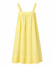 Light Yellow Linen Mini Dress