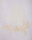 White Embroidered Linen Maxi Dress | ZALXNDRA