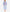 Powder Blue Embroidered Linen Maxi Dress – Balloon Sleeves