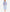Powder Blue Embroidered Linen Maxi Dress – Balloon Sleeves