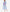 Powder Blue Embroidered Linen Maxi Dress – Balloon Sleeves