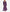 Plum Purple Embroidered Linen Maxi Dress – Balloon Sleeves