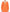 Robe longue en lin brodée orange citrouille – Manches ballon