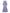 Dark Powder Blue Embroidered Linen Long Dress – Balloon Sleeves
