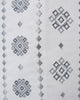 White Embroidered Linen Long Dress – Balloon Sleeves | ZALXNDRA