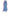 Dark Powder Blue Embroidered Linen Maxi Dress – Balloon Sleeves